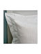Charalambidis Textiles Satin Pillowcase Set White 52x72cm.