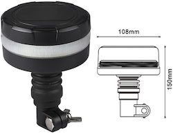 Agroequip Φάρος Αυτοκινήτου LED 10.8cm με Πορτοκαλί Φωτισμό