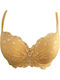 Balconette Balconette Bra with Light Padding Underwire Yellow