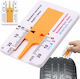 Tire Wear Indicator – Tread Depth Gauge 0-20mm Pocket Size