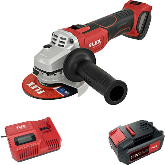 Flex L 125 18.0-EC 5.0 Grinder 125mm Battery Brushless with Speed Control 1x5Ah