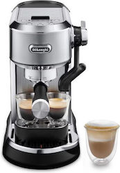 De'Longhi Dedica Maestro Plus Halbautomatisch für gemahlenen Kaffee Silber