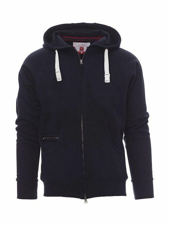 Payper Dallas+ Men's Sweatshirt Jacket Hood Navy Blue