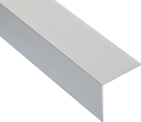 Tls Smooth Aluminium Corner Nickel Matte 25x25mm 2.5m
