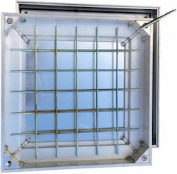 Manhole Cover 60x60 Aluminum Fillable Sewer Drain Yua06-60/60 Dc 60 Pro Heavy Duty