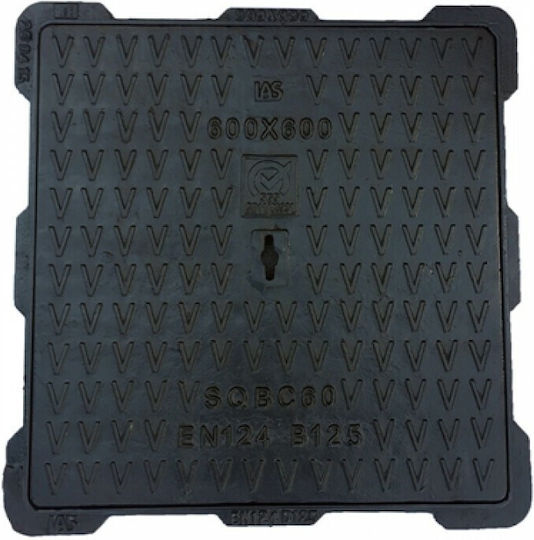 Cast Iron Sewer Drain 40x50 B125 Frame Cover Sewer Drain