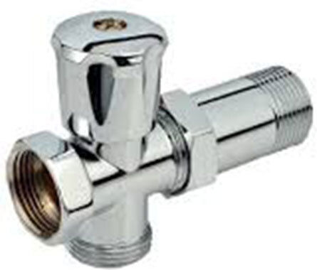 Washing Machine Cross 3/4" Chrome Bonomini L 9cm H 7.5cm