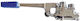 Foot Pedal Valve Single 1 Outlet Vertical or Horizontal Installation H-it