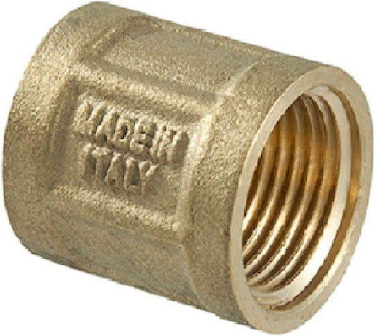Съединител За Въздуховод Месингов Женски 1/2" Tdm Brass