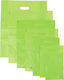 Pungă Plastică Verde Deschis Cu Mânere 40x50 20kg