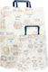 Papier Plastiktüte Amphore Flach 32x17x45 250 Stück