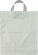 Kunststoff Plastiktüte Loop Silber Tasche 50x10x70 20kg