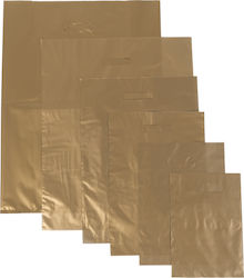 Pungă Plastic Auriu Cu Mânere 35x45 20kg