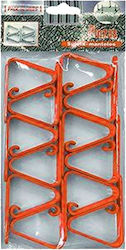 12 Stück Tischdecken-Clip Orange