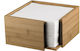 S0086 Bamboo Χαρτοπετσετοθηκη Φυσικο Χρωμα 18.6*18.6*10cm Leone