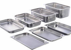 G N Durchlöchertes Inox Gastronorm Behälter 0,8mm S S 1/2x20mm 812-20sp G N Durchlöchertes Inox Gastronorm Behälter 0,8mm S S 1/2x20mm 812-20sp