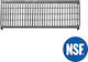 Nsf Perforated Plastic Shelf Suitable for Food Freezing 1525mm x 530mm Set of 4 Pieces C372521