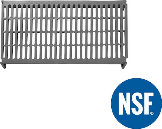 Ράφι Διάτρητο Πλαστικό Nsf Κατάλληλο Τρόφιμα Κατάψυξη 1220μ X 610β Mm Σετ 4 Τεμαχιων C372512