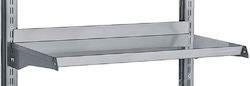 Ράφι Τοίχου Inox 70x40cm 1*r|2*rk|2*rb Ράφι Τοίχου Inox 70x40cm 1*r|2*rk|2*rb