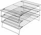 Stapelbare Antihaft-Kühlgitter 40x25 cm Set 3 Stück