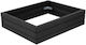 Ξύλινο Πλαίσιο Ψυχόμενο Πλατό Gn1/2 36x30x8.4cm Black Lacquer Select Concept Bq006b
