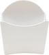 20027w Better Burger Box White Melamine Buffet Container 11.5 X 5.5 X 12.5cm Tablecraft