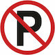 No Parking 30x30