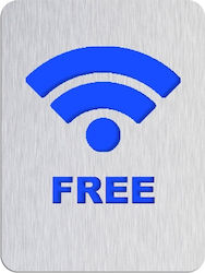 Πινακιδες Σημανσης Χωρων 8cm Ανοξειδωτες Metalor Wifi 166-10861#wifi Πινακιδες Σημανσης Χωρων 8cm Ανοξειδωτες Metalor Wifi 166-10861#wifi