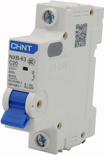 Αυτόματη Ασφάλεια Chint 10a Σειράς Nxb-63 6ka C 51031