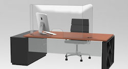 Protective Counter Top Office Plexiglass 80x25x67 3mm