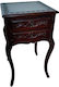 AM 16 Telephone Table M44xP44xH75 Dark Walnut Color