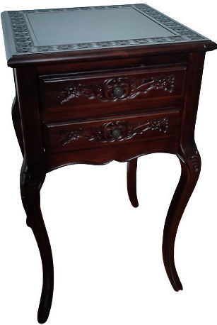 AM 16 Telephone Table M44xP44xH75 Dark Walnut Color