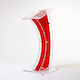 Speaker Spotlight Plexiglass Red 127x50cm