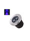 Outdoor Floor Lamp Recessed for Exterior Space F10 Led 12V 3W IP65 Blue Light 4186811