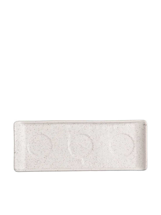 Prestige Serving Platter Rectangular made of Porcelain White 26x10cm