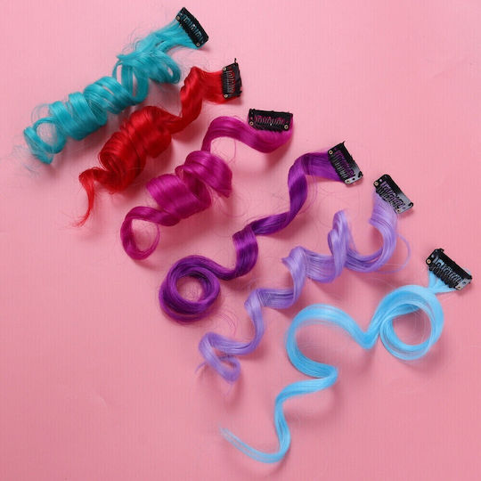Curly Τουφάκι Extension Κλιπ Τιμή Τουφάκι Λιλά