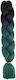 Jumbo Braid Haare Lockig B4 60cm 100g Grüne Khaki Schwarze