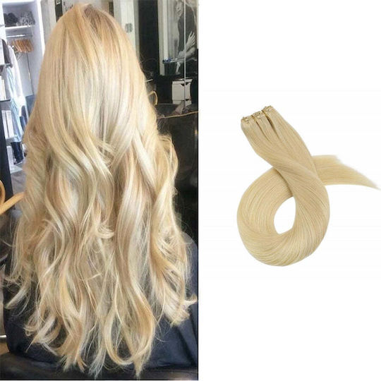 Haarverlängerungen Silver Line Menschliche Haare Blond No 613