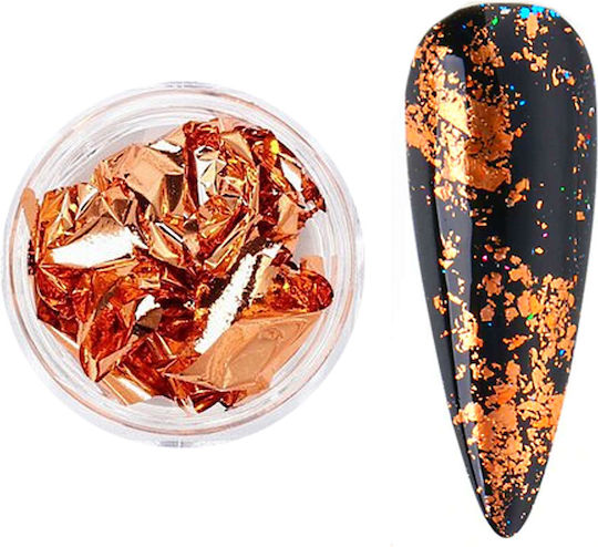 Foil Flakes Nageldesign Metallische Farben Preis Stück Bronzé