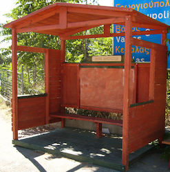Ce Παραδοσιακή Ξύλινη Στάση Λεωφορείου 250x140x220cm 5.666