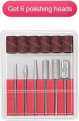 12τμχ Nail Drill Bits Kit Eξαρτήματα Τροχού 2,35mm Διαμαντόφρεζες 12τμχ Nail Drill Bits Kit Eξαρτήματα Τροχού 2,35mm Διαμαντόφρεζες