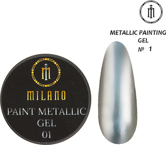 Metal Painting Gel Silver No 1 Milano