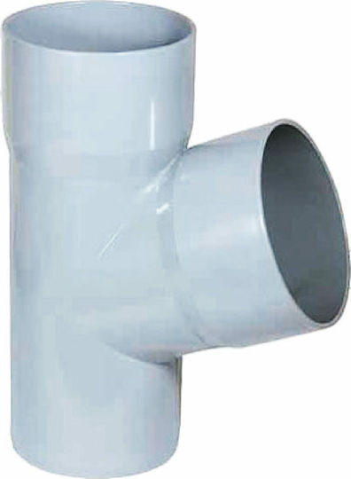 PVC Drainage Pipe Tee 45° Diameter 100 80131087100