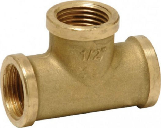 Tee Alamă 3/4" Greutate Mare