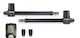 Set Μηχανισμός Γκαραζόπορτες Δίφυλλες 350kg/2 8m Proteco Leader 4 2 Μοτέρ + Πλακέτα + 2 Κοντρόλ
