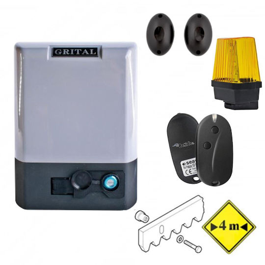 Grital Gr 5 Fp Sliding Garage Door Motor Set 500kg Maximum Weight Metal Rack