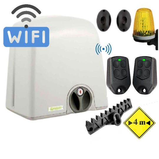 Proteco Strike 5 Wifi Sliding Garage Door Motor Wifi Smart Plastic Rack