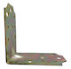 Unghiul De Conectare Galvanizat 100x100x80mm Unghiul De Conectare Galvanizat Iridiu