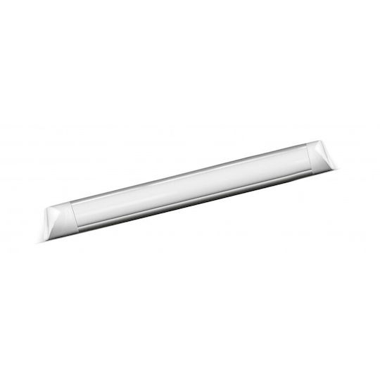 Kitchen Bathroom Oval LED Light 36W 120cm 230V Natural White 4500K Waterproof IP44 Galy Slim P35003