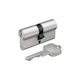Basi Κύλινδρος Απλός Μισός 40mm 10-30 V50 – Ασημί Ματ Nickel Mat 1626-cy
